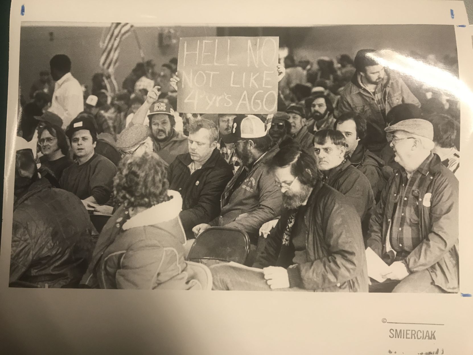 Scenes from the 1986 steel strike/lockout
